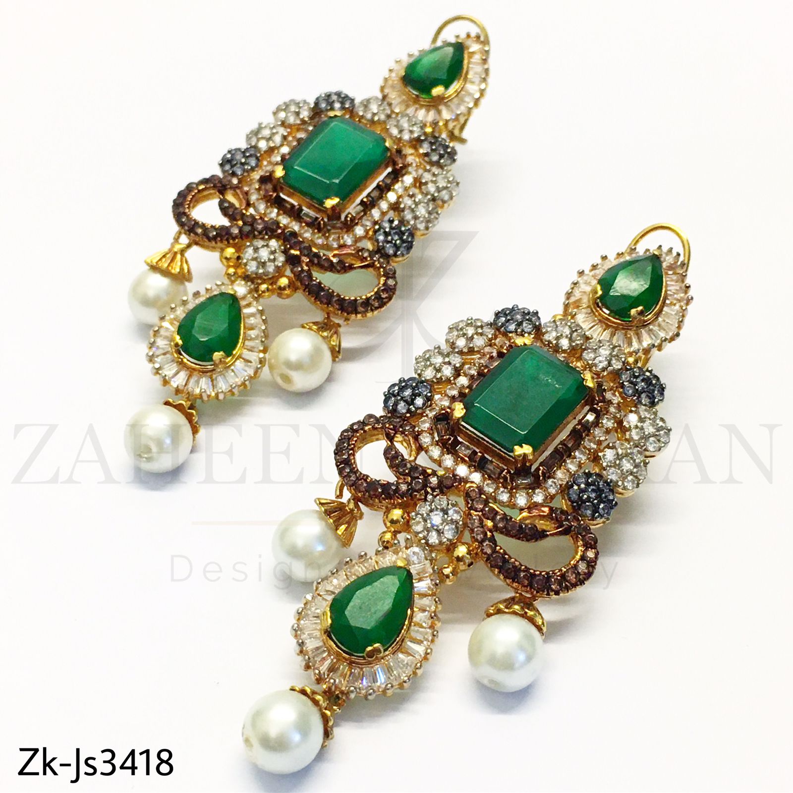 Emerald Champagne Set