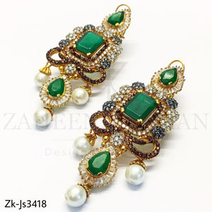 Emerald Champagne Set