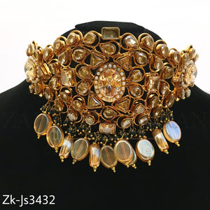 Champagne Choker Set