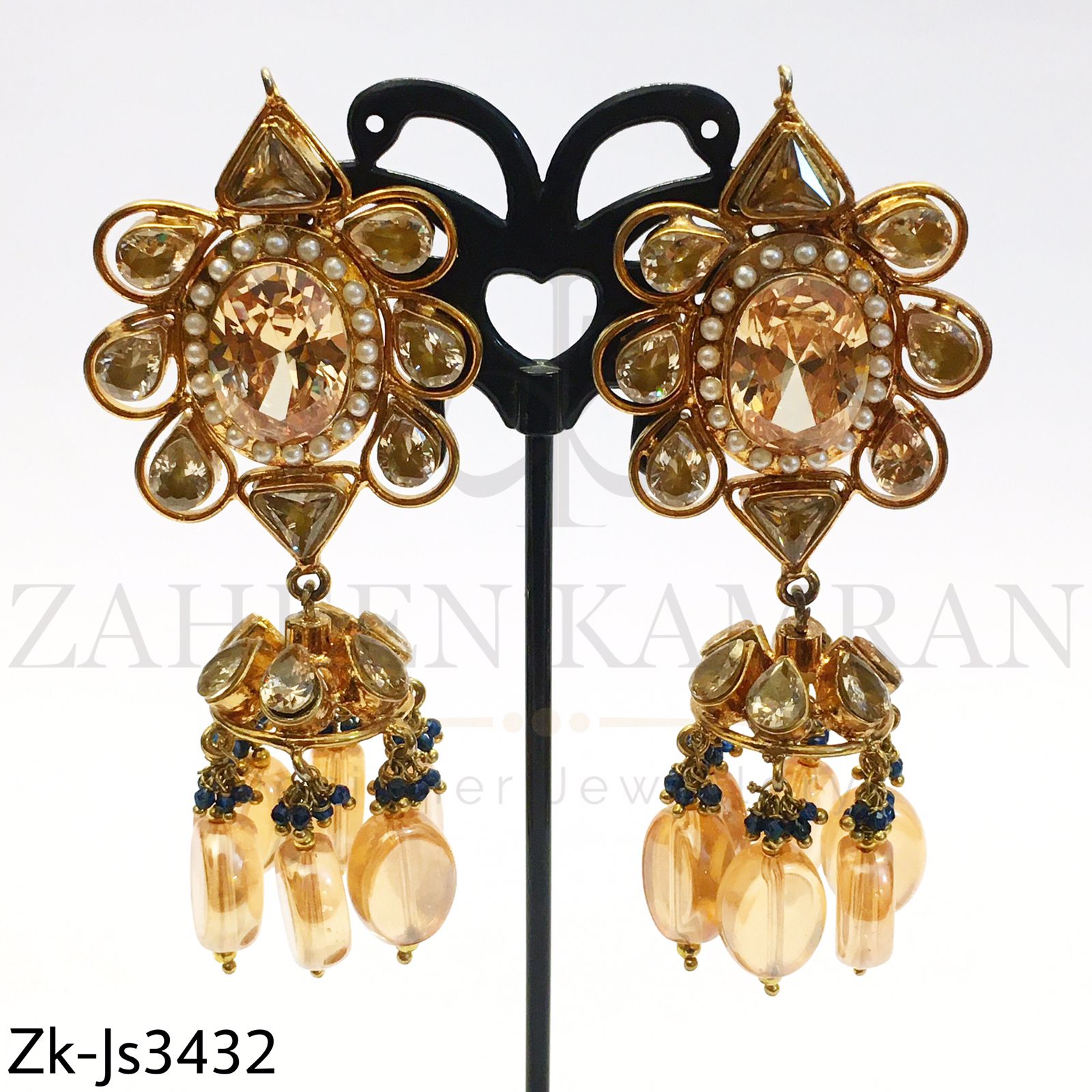 Champagne Choker Set