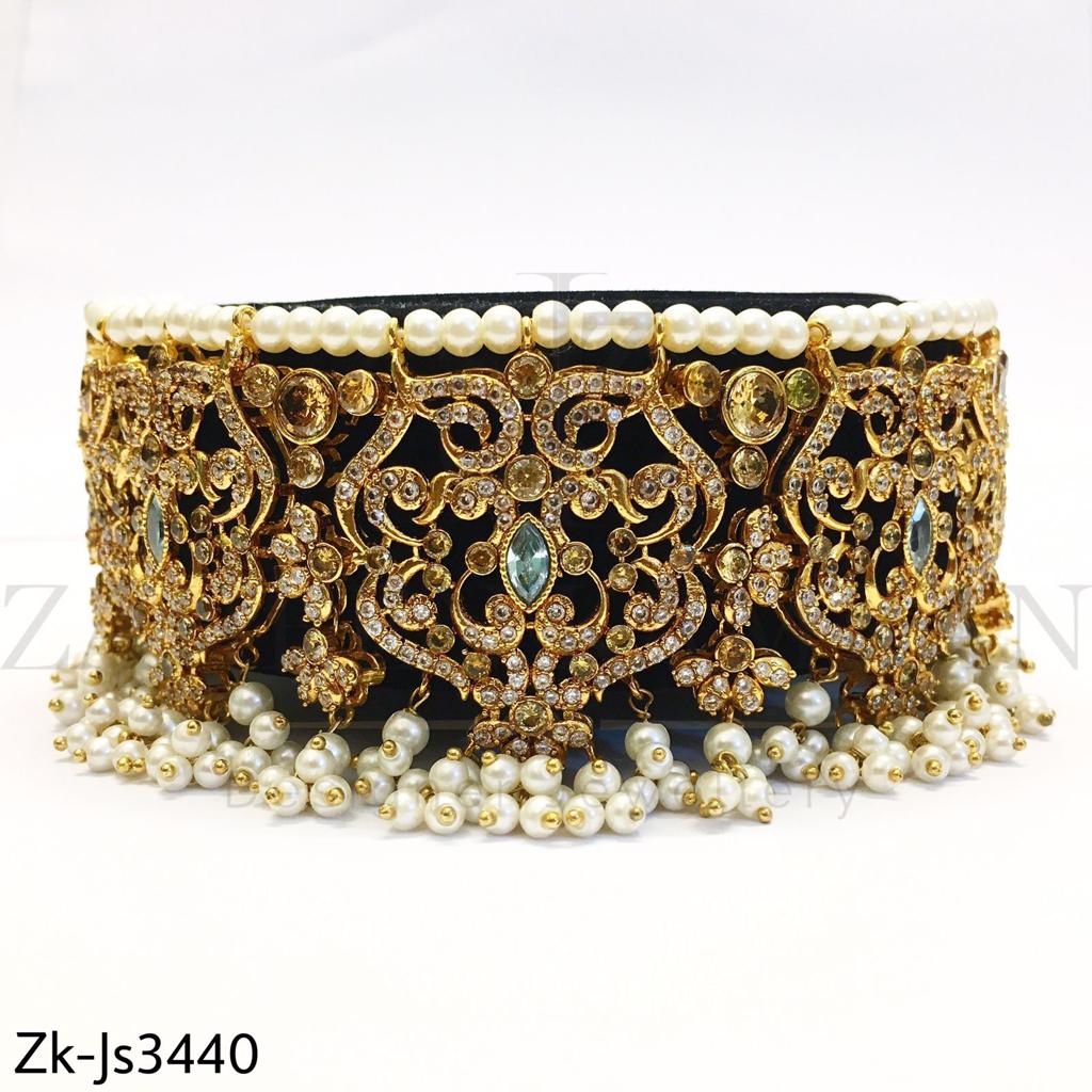 Zirconian Gold Choker set