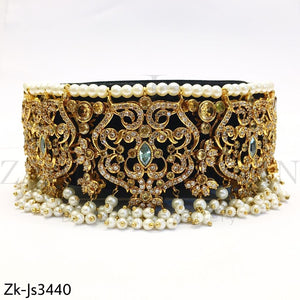 Zirconian Gold Choker set