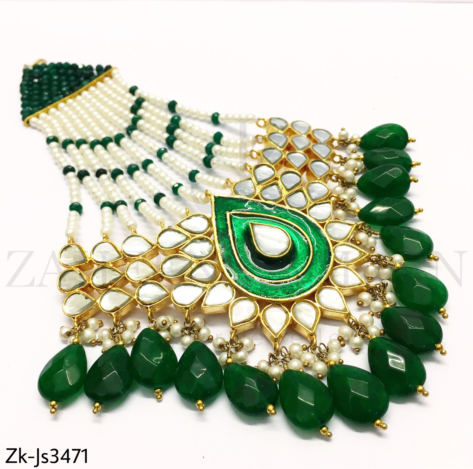 Kundan Seesh Royal Set