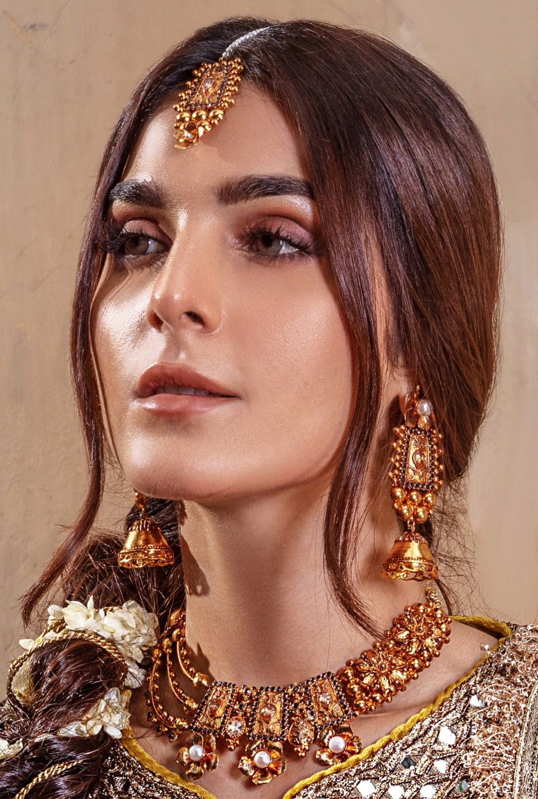 Golden Floral Set