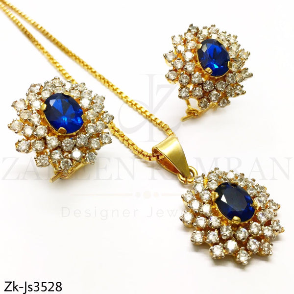 Sapphire Zirconian Set