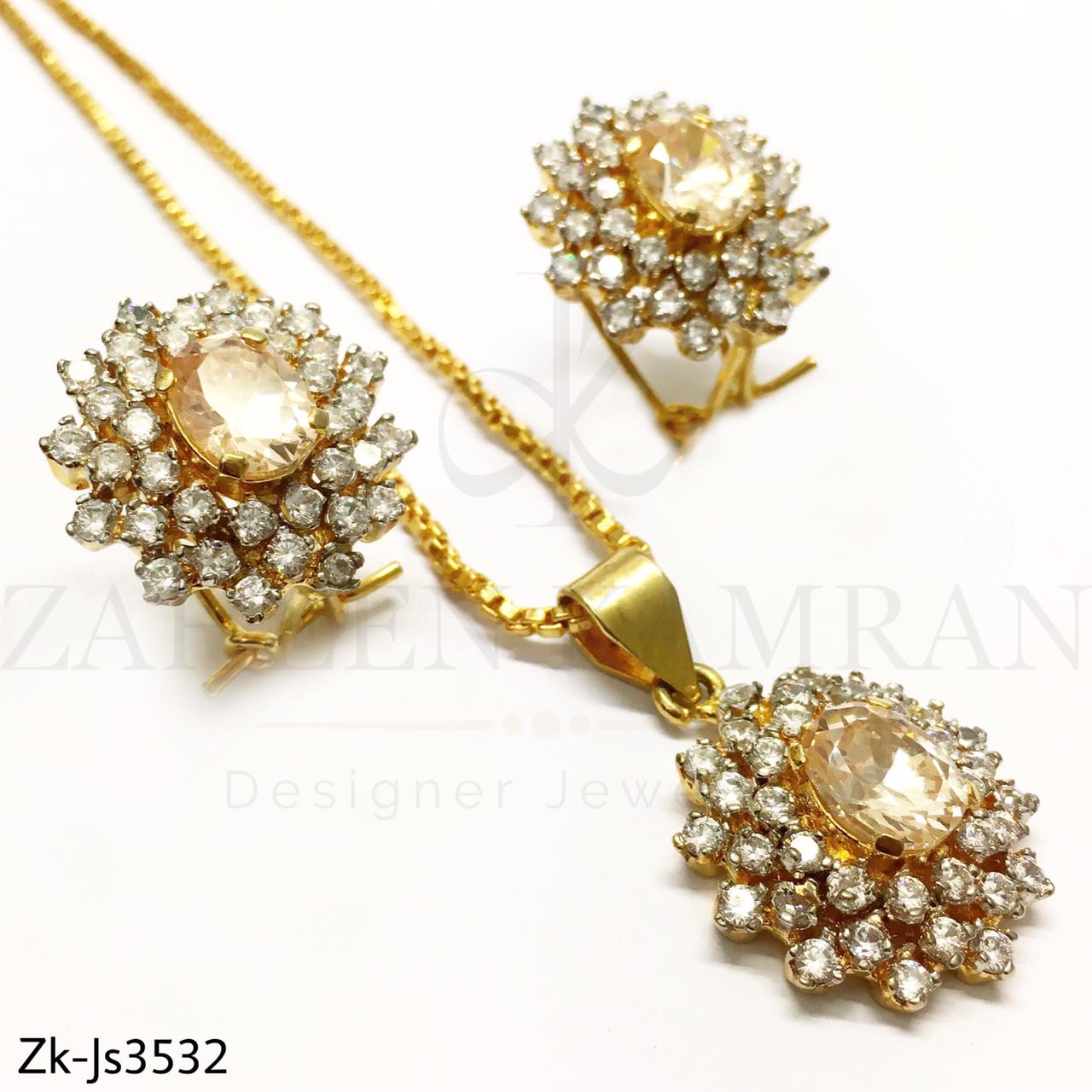 Champagne Zirconian Set