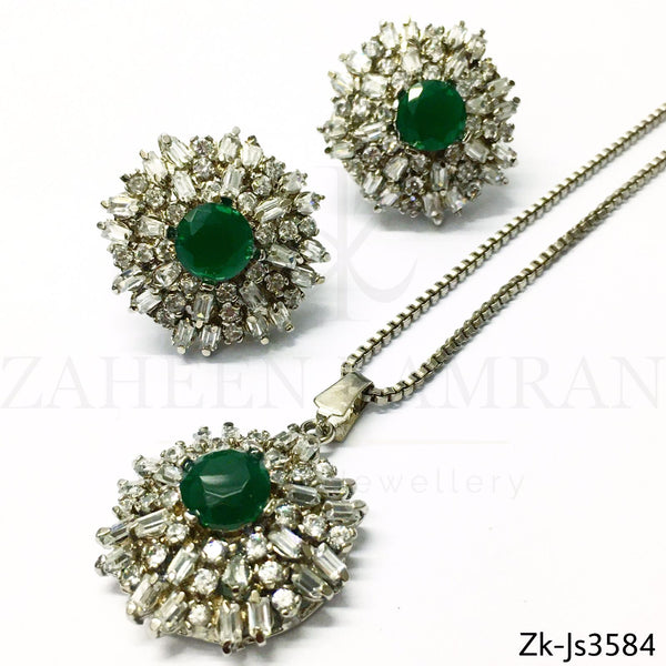 Emerald Zirconian Set