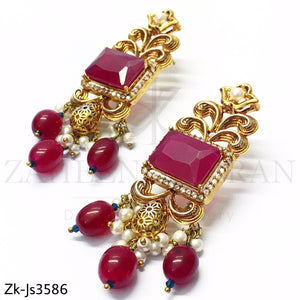 Ruby Pendant Mala