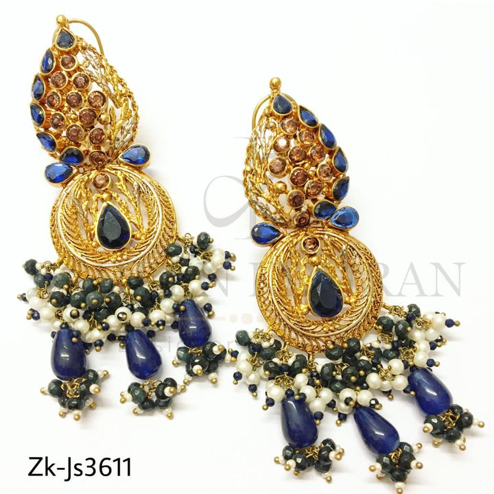 Sapphire vintage mala set