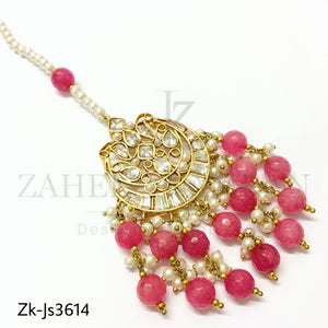 Sheesh polki bridal set