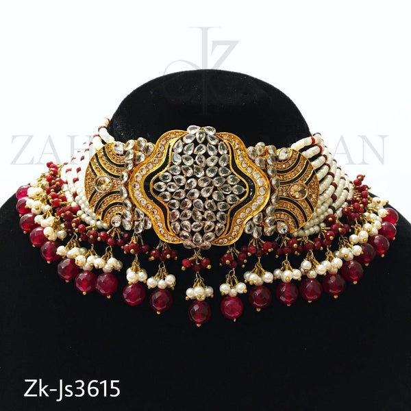 Cutwork antique choker set