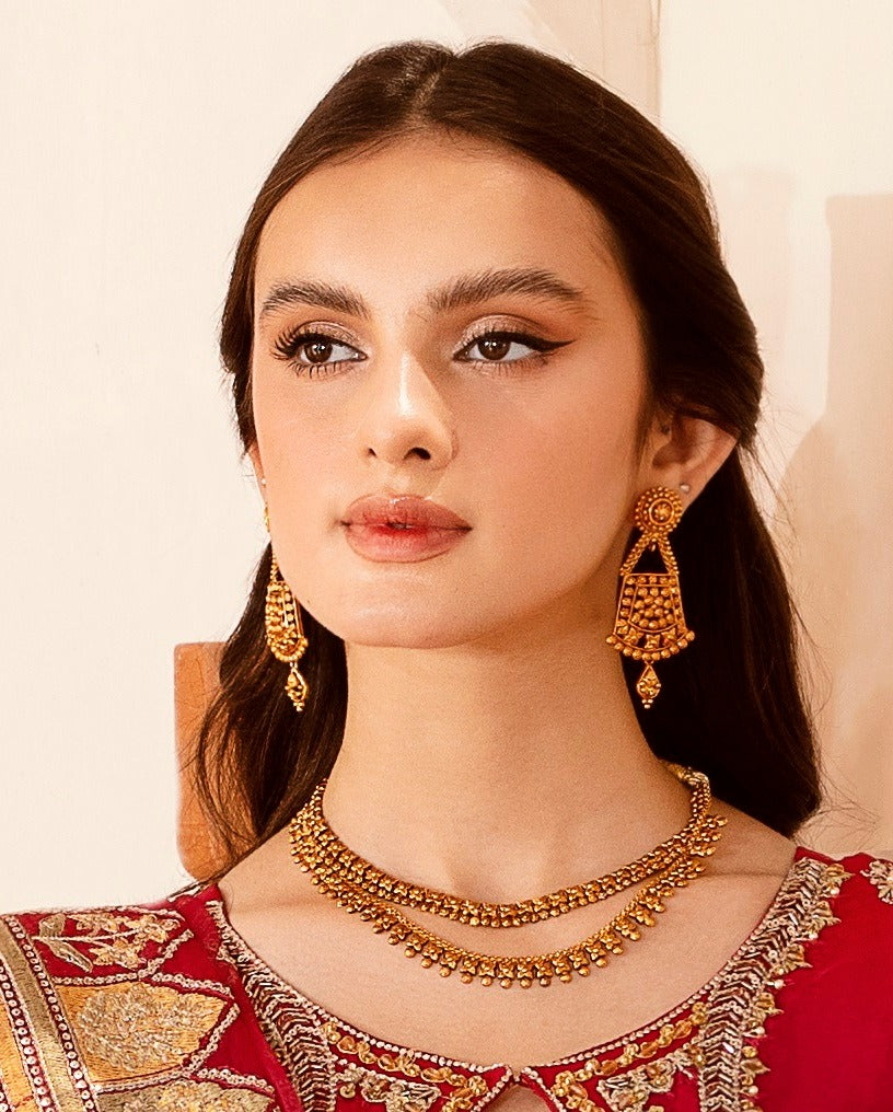 Antique golden set