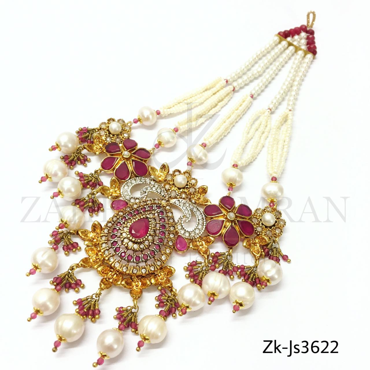 Vintage bridal ruby set