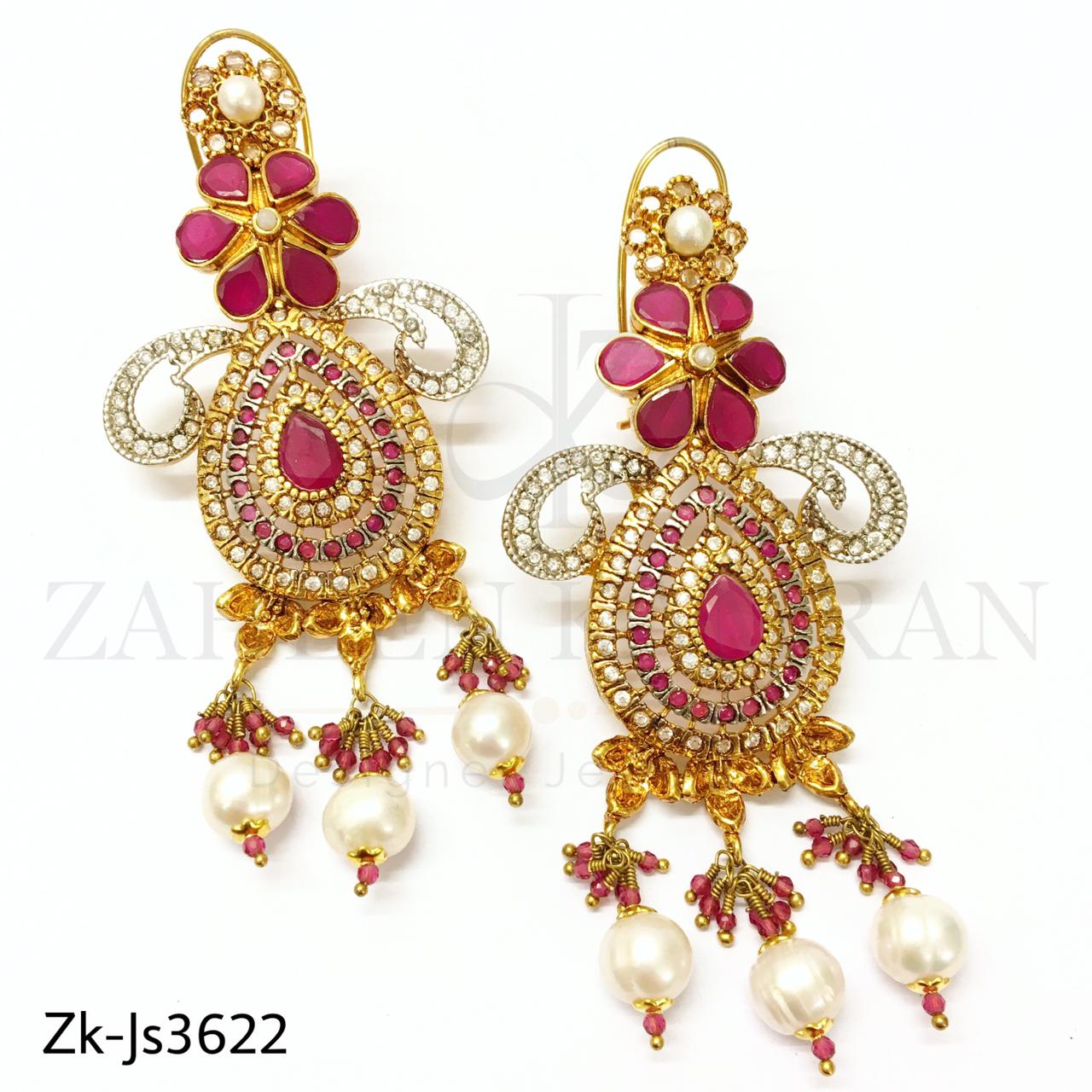 Vintage bridal ruby set