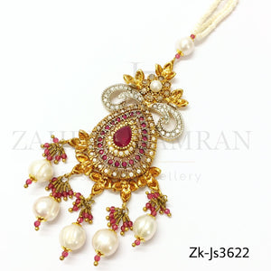 Vintage bridal ruby set