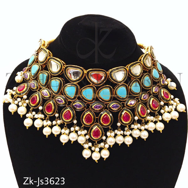 Multi kundan set