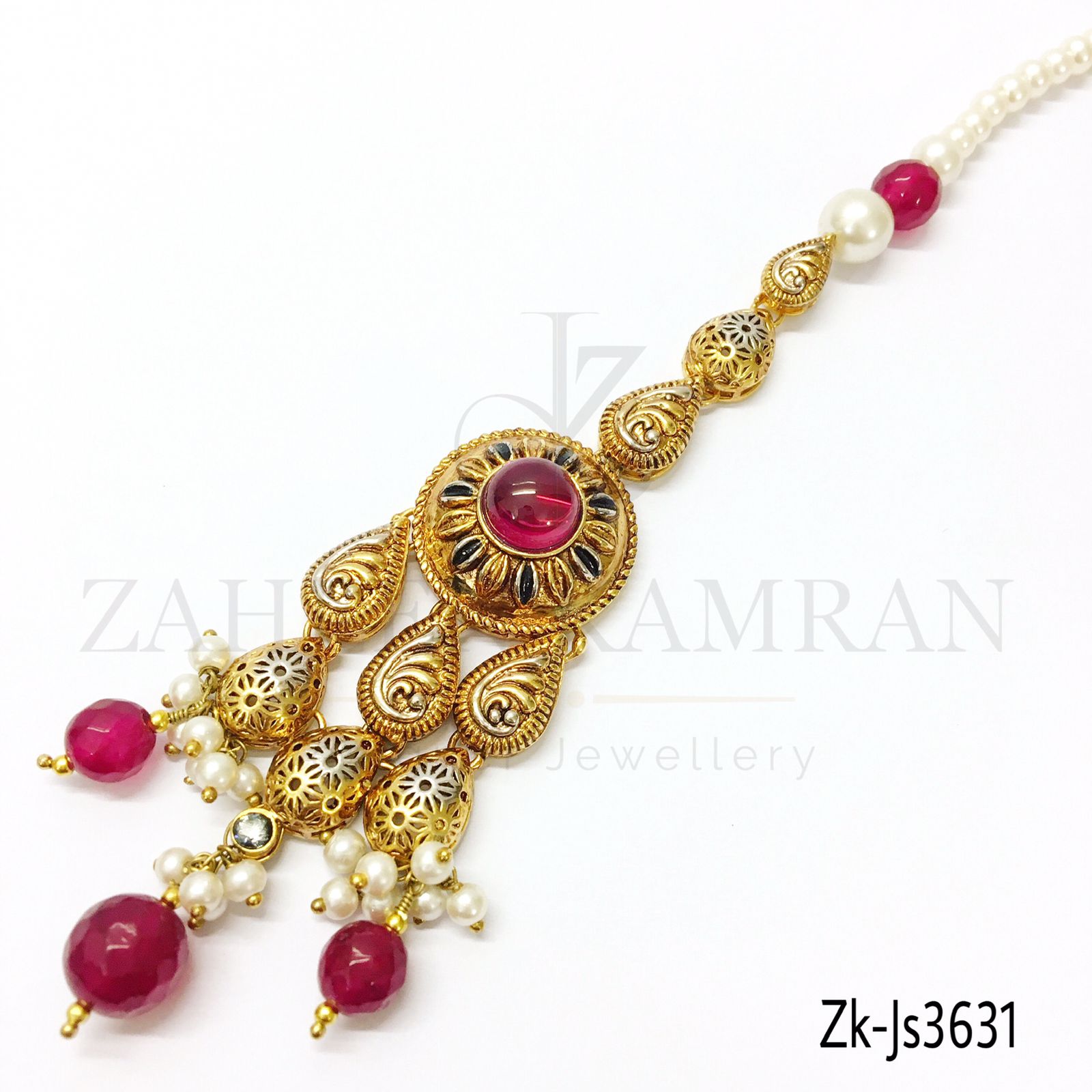 Antique ruby bridal set