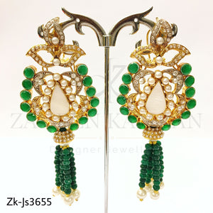 Emerald festive mala set
