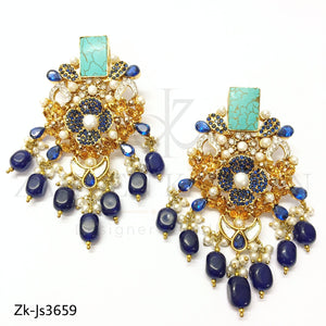 Feroza sapphire mala set