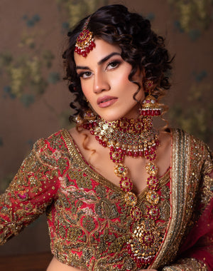 Luxury Ruby bridal kit set