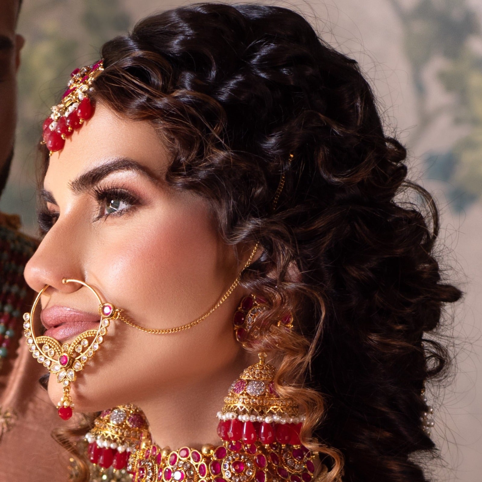 Luxury Ruby bridal kit set