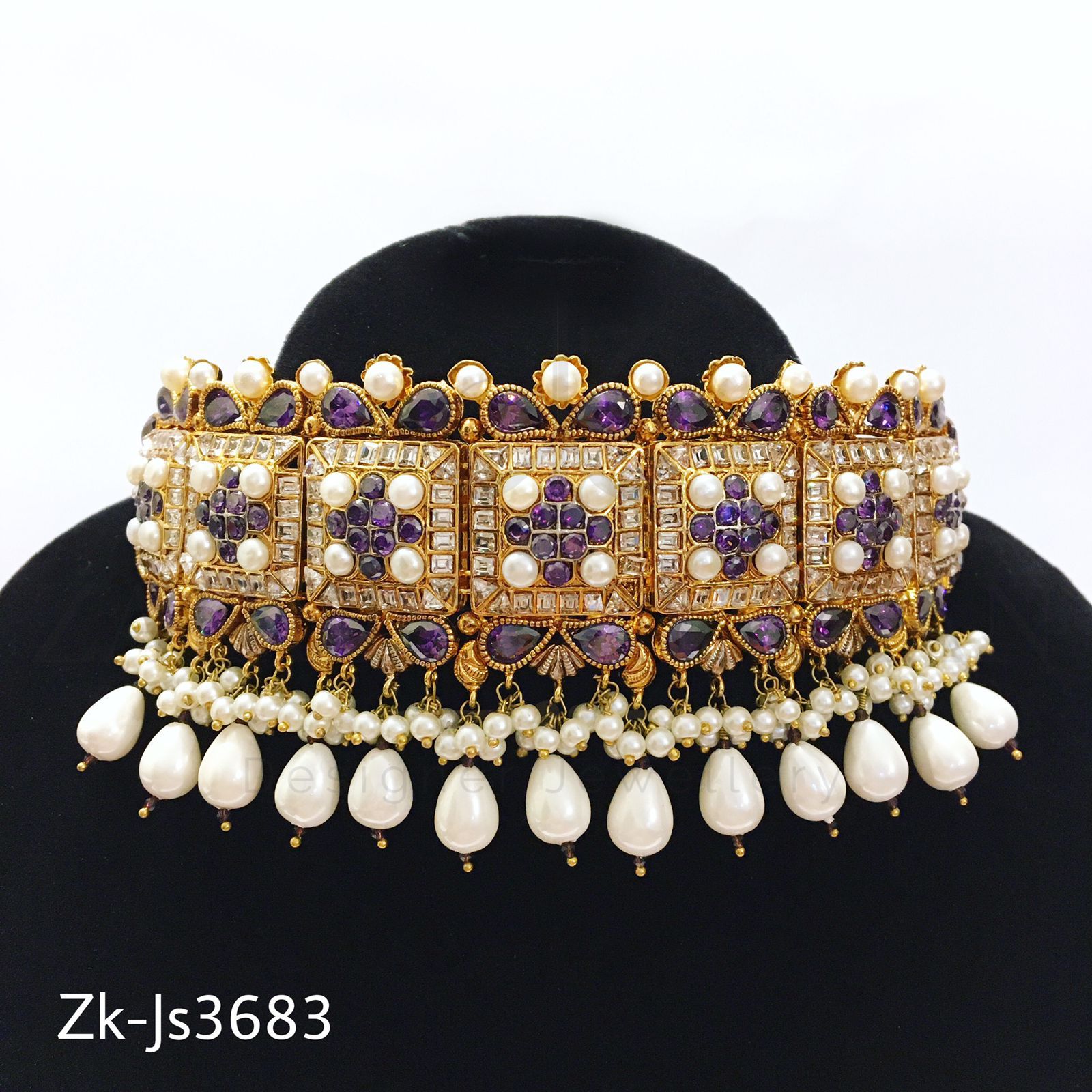 Amethyst cluster choke
