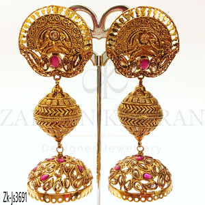 Antique ruby golden set