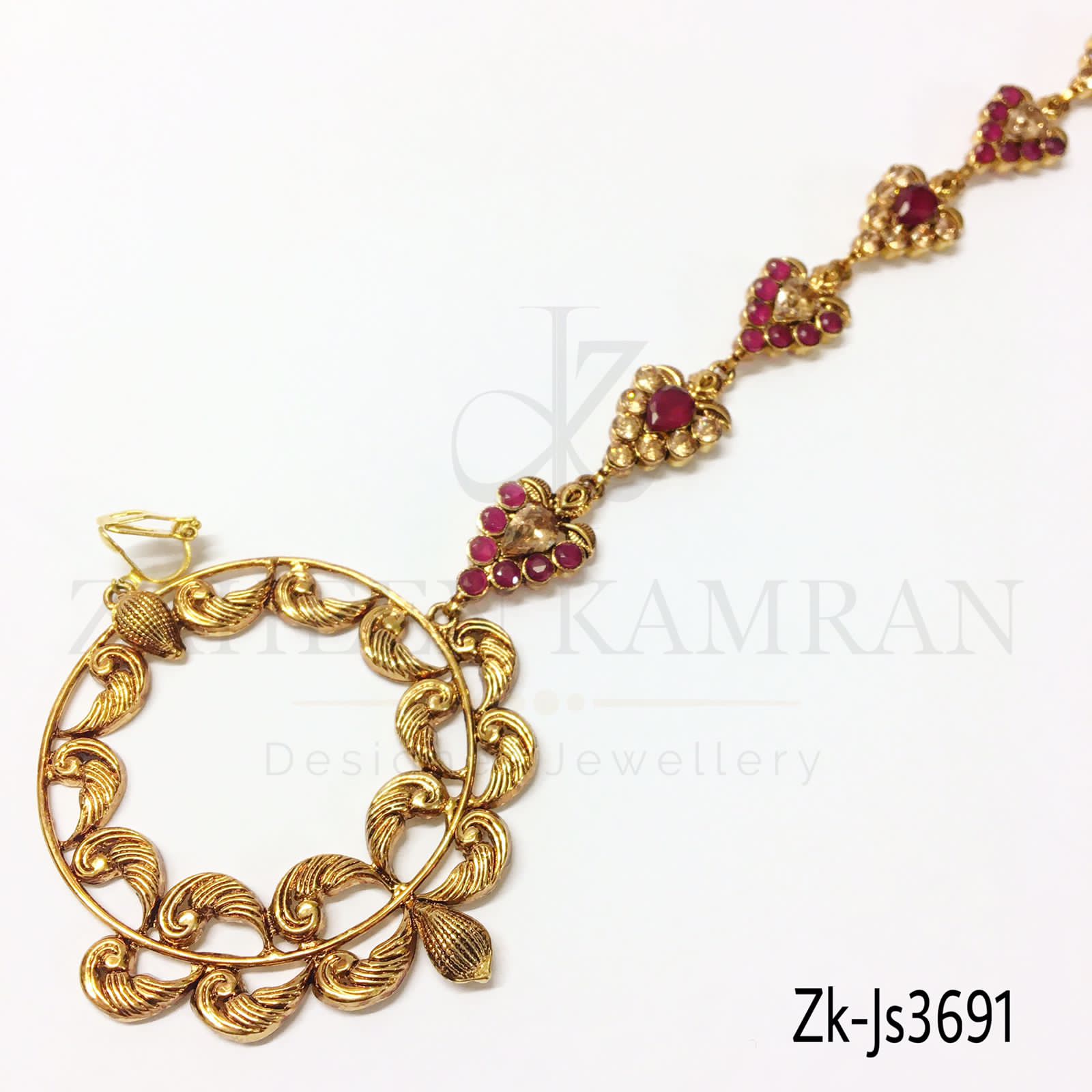 Antique ruby golden set