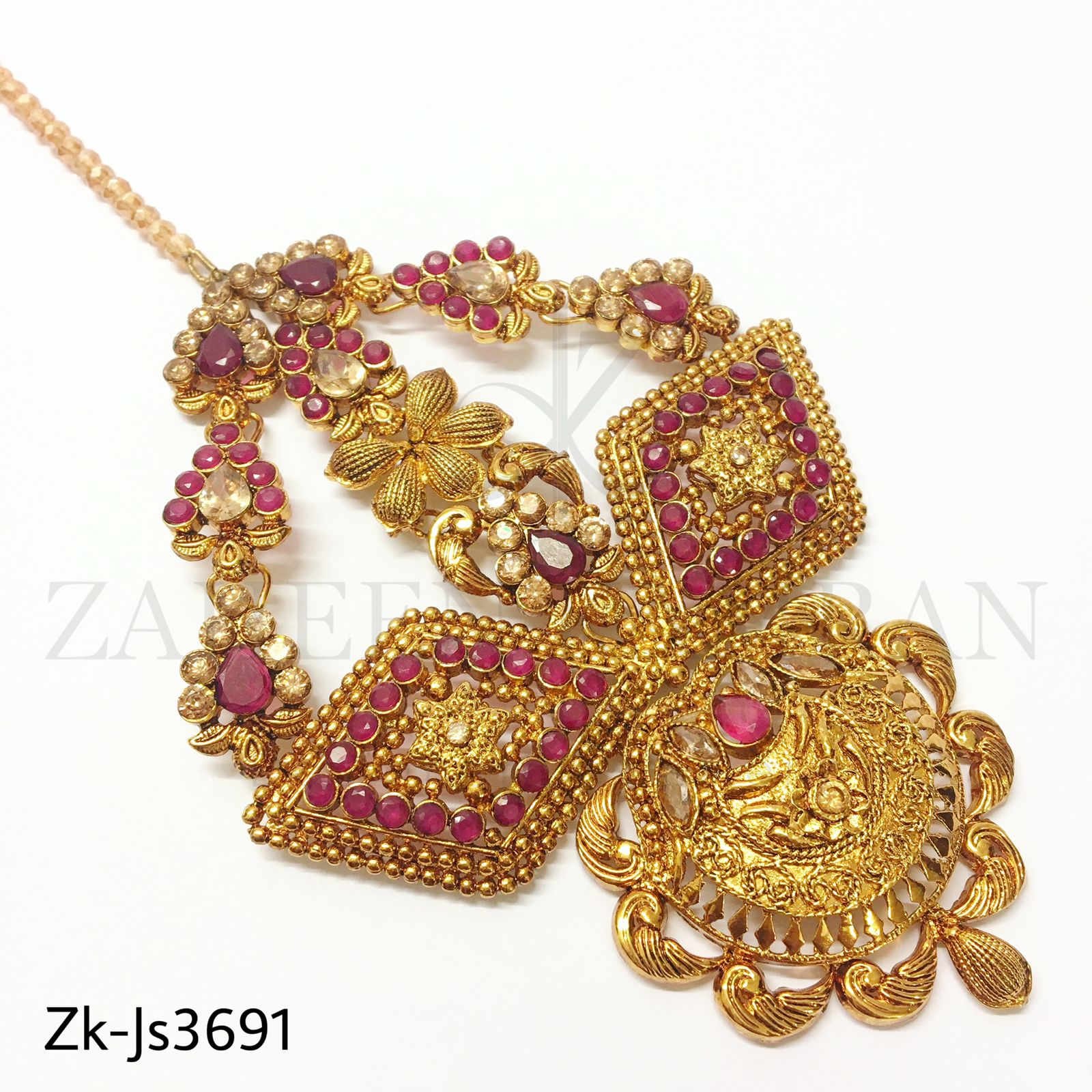 Antique ruby golden set