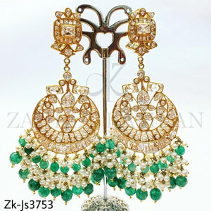 Emerald zirconia chunky set