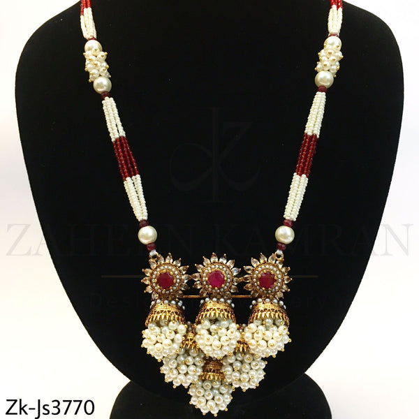 Festive ruby mala set