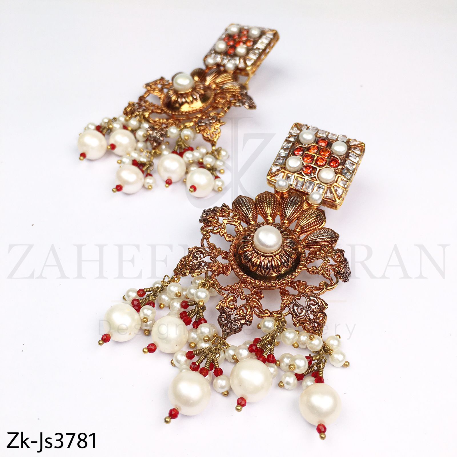 Square Floral Mala Set
