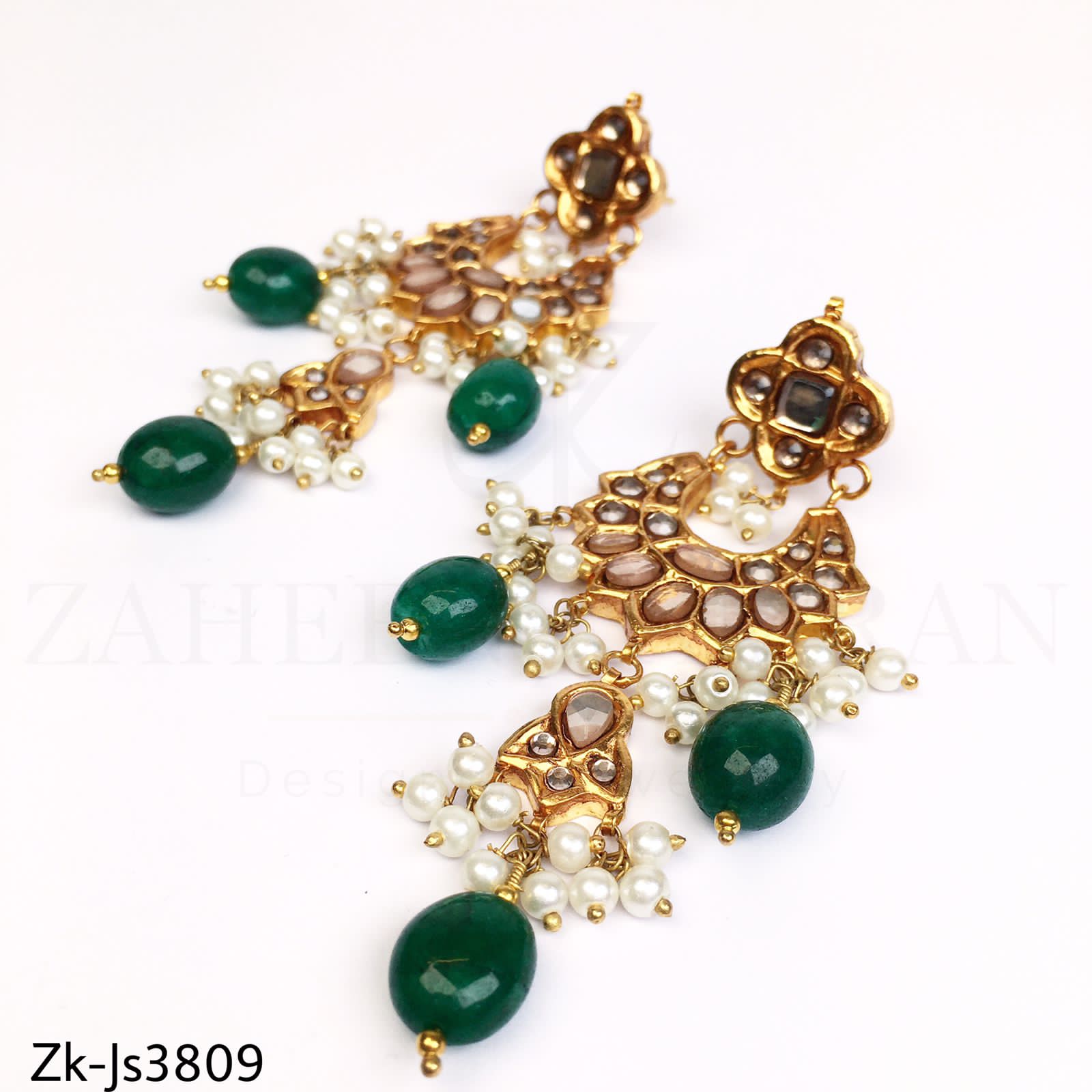Kundan sleek set
