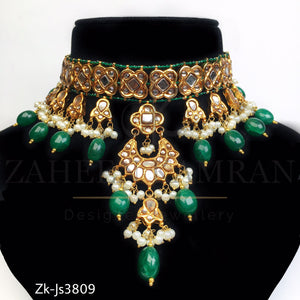 Kundan sleek set