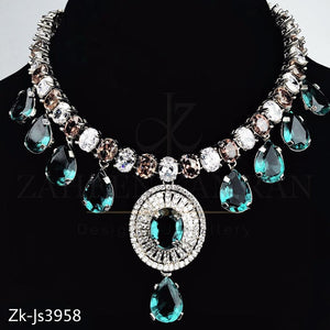 Dazzling silver set.