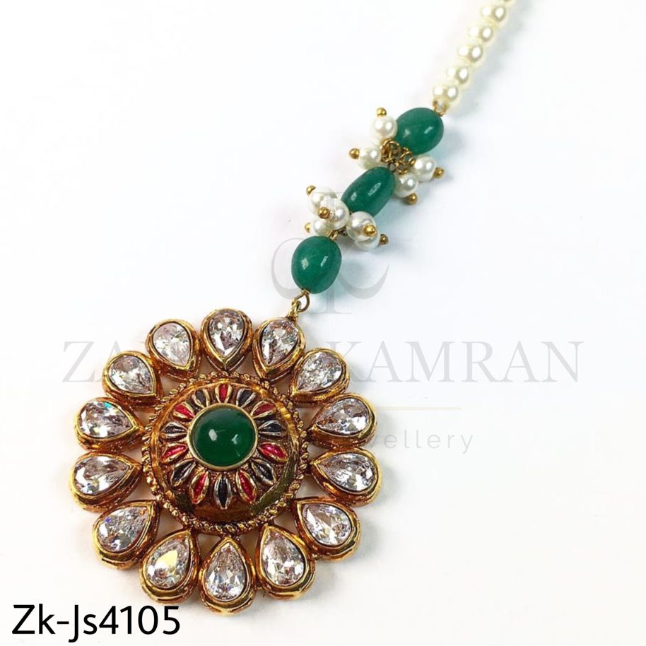 Radiant emerald set.