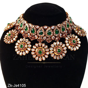 Radiant emerald set.