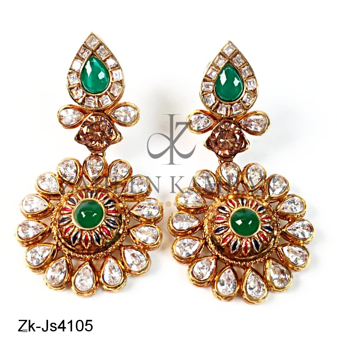Radiant emerald set.
