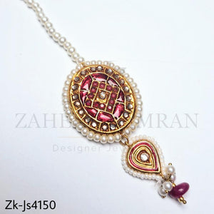 Meenakari polki set.