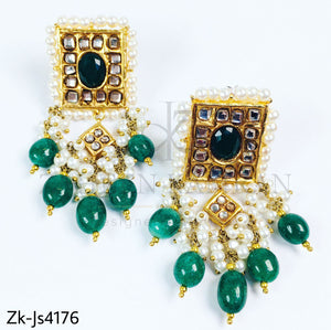 Radiant emerald set.