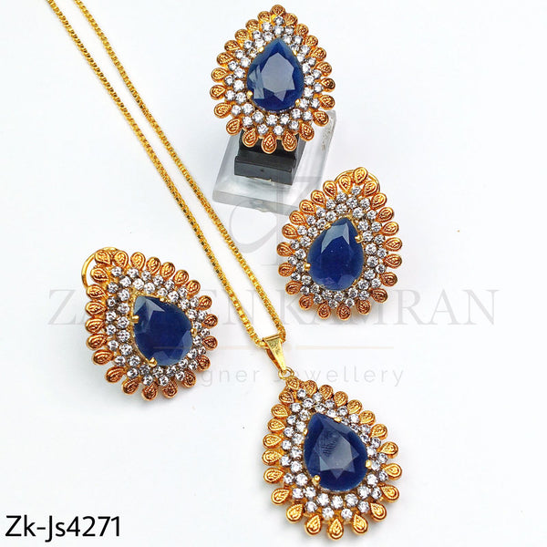 Drop sapphires set.