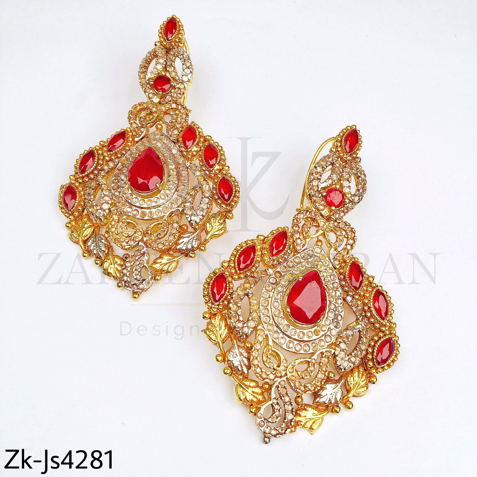 Leaflet bridal set