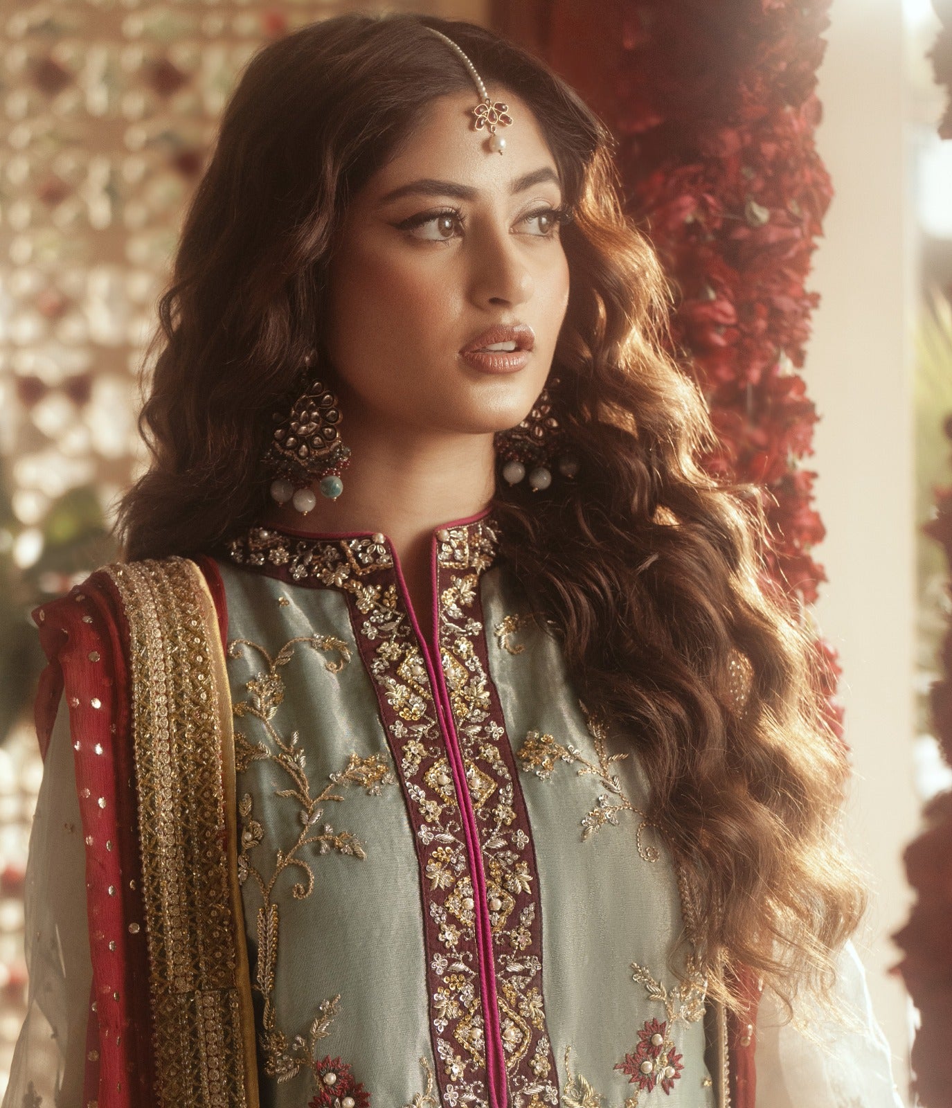 Elegant Ferozi Kundan Set