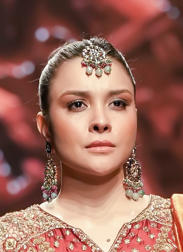 Elegant Ferozi Kundan Set