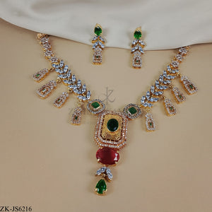 GARNET EMERALD SET