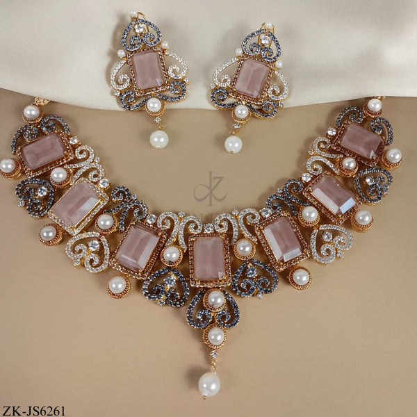 PINK STONES SET