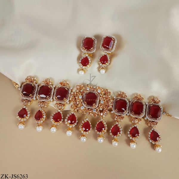 GARNET CHOKER SET