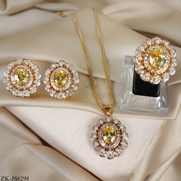 YELLOW JADE SET