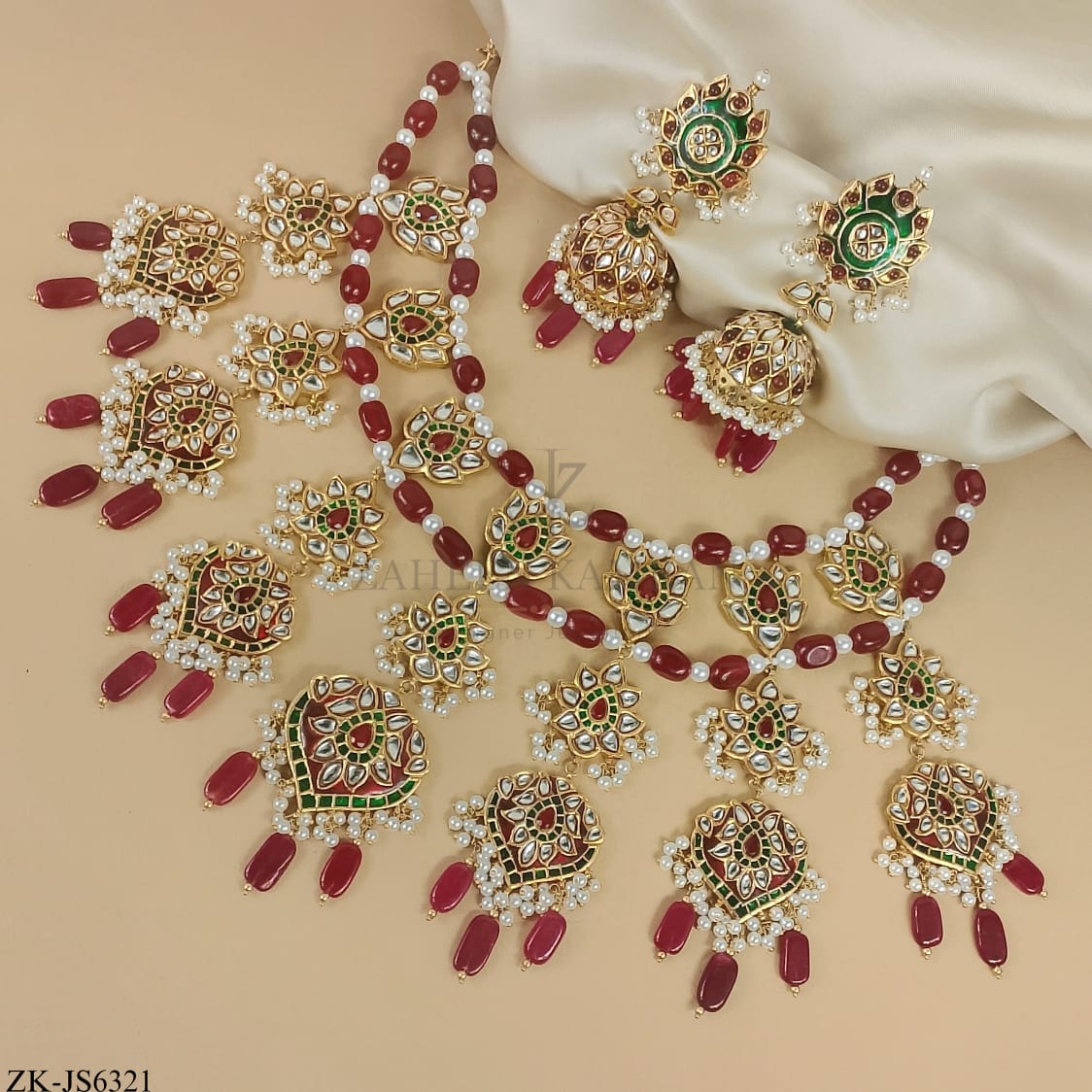 RUBY KUNDAN SET