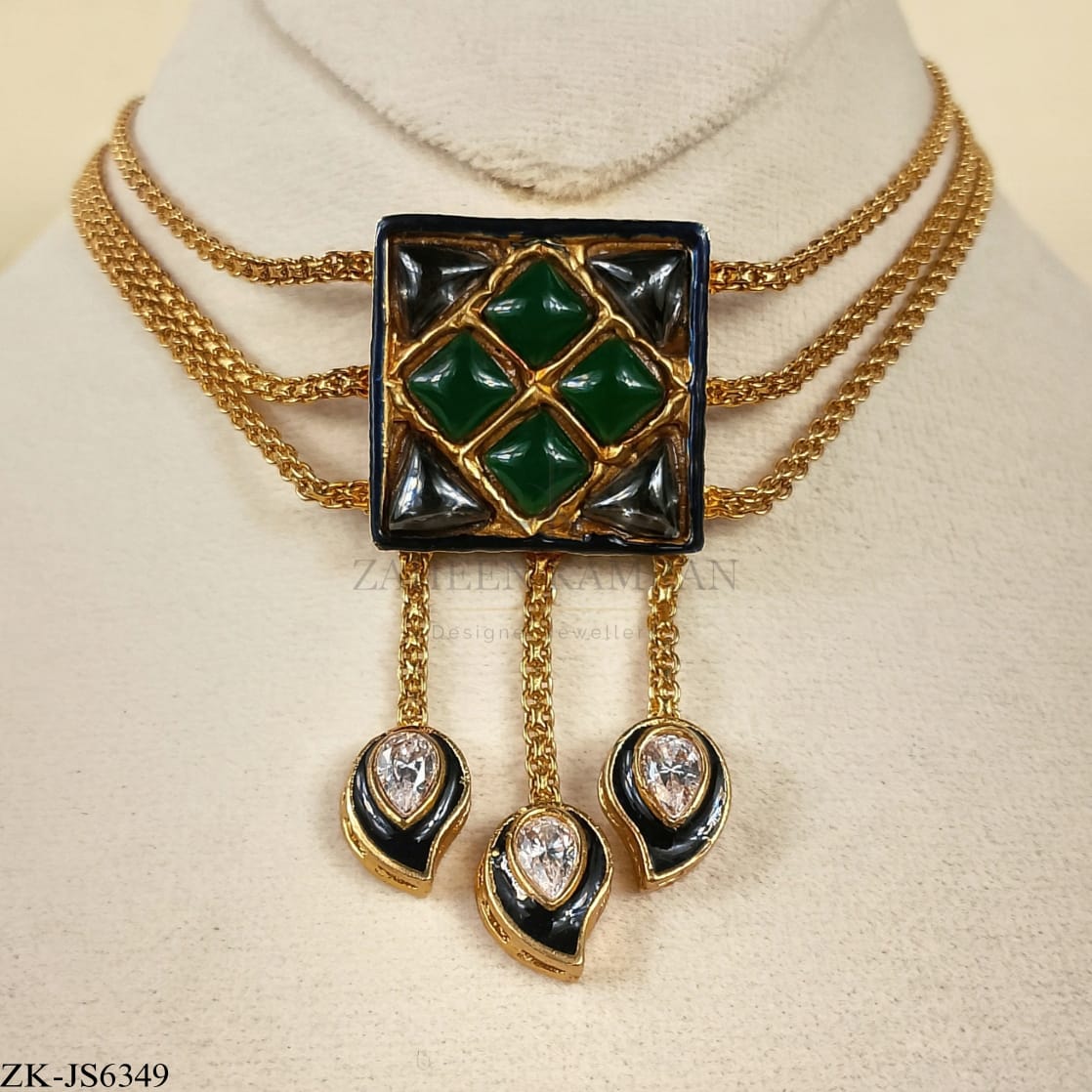 EMERALD CHOKER SET